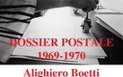 Dossier Postale 1969-1970. Alighiero Boetti con Clino Castelli