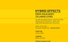 Hybrid Effects. From Solid Body to Liquid Cities