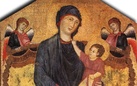 Il restauro della Maestà di Cimabue spiegato al pubblico