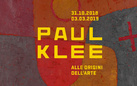 Paul Klee. Alle origini dell’arte