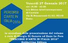 Percorsi d'Arte in Italia 2016. Presentazione del volume