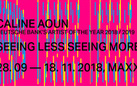 Caline Aoun. Seeing less seeing more