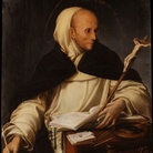 Gerolamo Mazzola Bedoli. Ritratto di frate in veste di san Tommaso d'Aquino