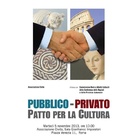 Pubblico-privato: patto per la Cultura