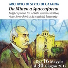 Da Mineo a Spaccaforno. Luigi Capuana tra attività amministrativa, ricerche archivistiche e attività letteraria