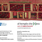 Al Tempio che (H)era. Opere di Virginia Franceschi